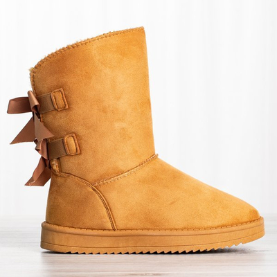 Brown mukluki snow boots with bows Snowy - Footwear 1