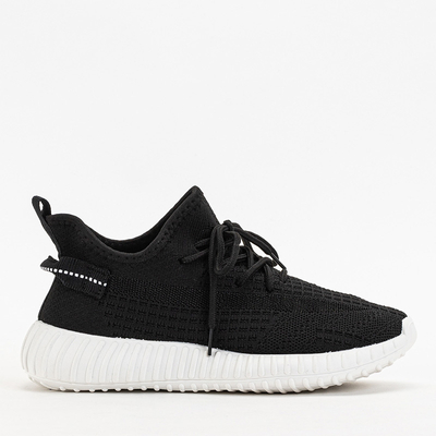 Black and white Fransi women's sports shoes - Footwear