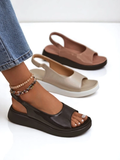 Royalfashion Women's Luna Shines sandals on a thick sole
