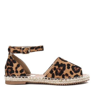 Panther espadrilles with cutout Royal - Footwear