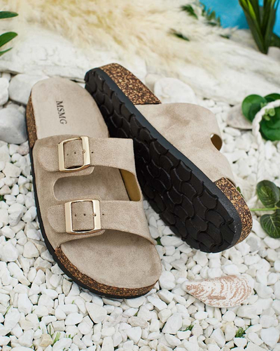 Royalfashion Sieviešu čības ar sprādzēm Foumy