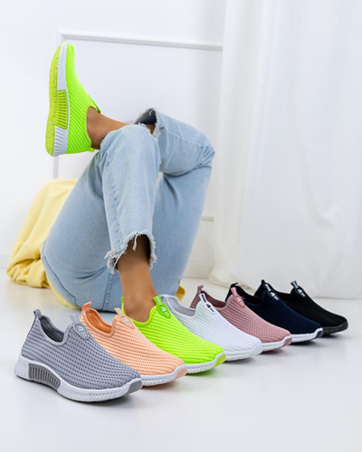 White women's slip-on sports shoes Banila - Footwear