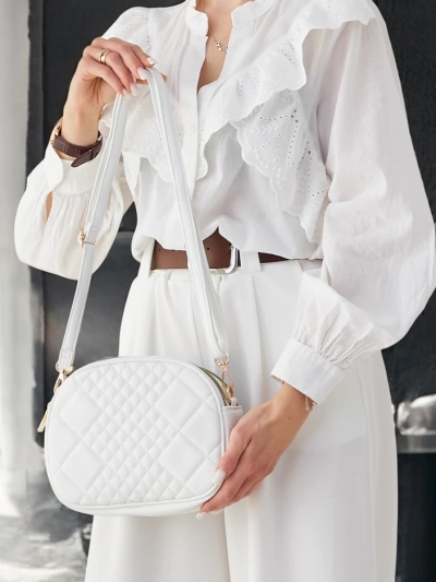 Royalfashion Mazs ovāls sieviešu rokassomiņa, izgatavota no ekomateriāla