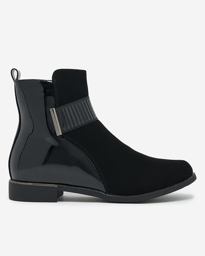 Royalfashion Черные матовые женские сапоги Reperra