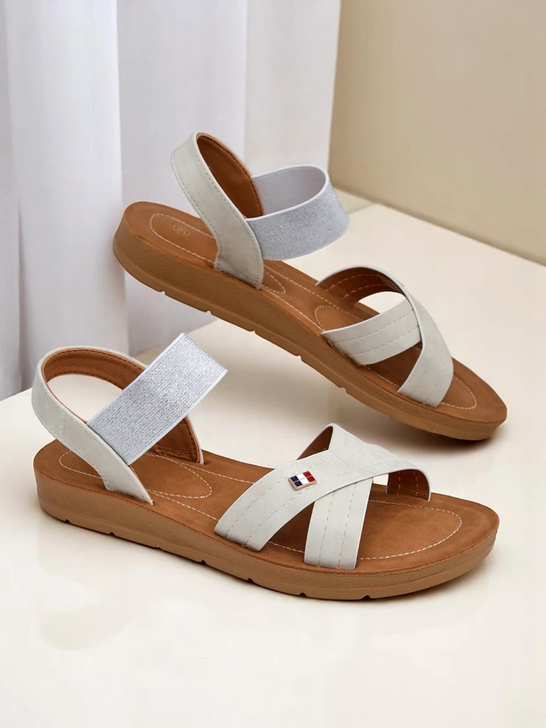 Royalfashion Women's elastic strap sandals Zerefis