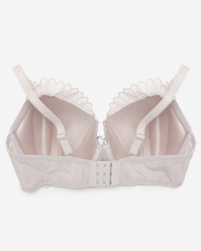 Women's Beige Lace Bra - Underwear