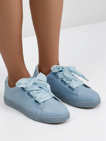 Кроссовки Royalfashion из экокожи для женщин с декоративными шнурками Etti