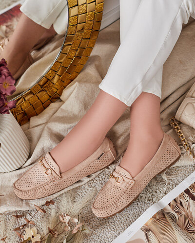 Royalfashion Women's openwork moccasins Mill