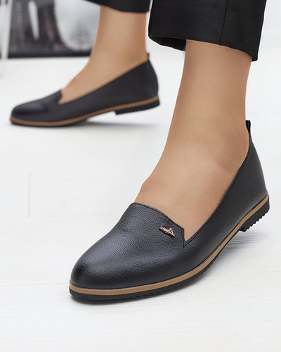Черные женские мокасины Riorica- Footwear