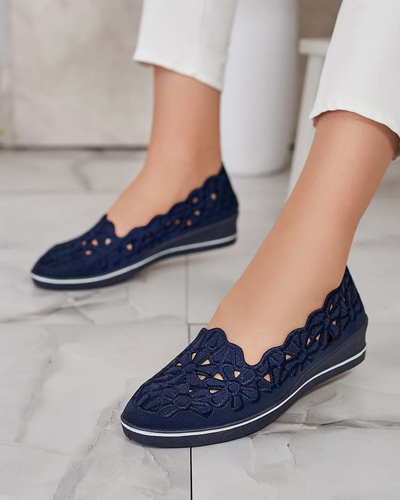 Royalfashion Sieviešu puspapēži ar zemu papēdi Dellio