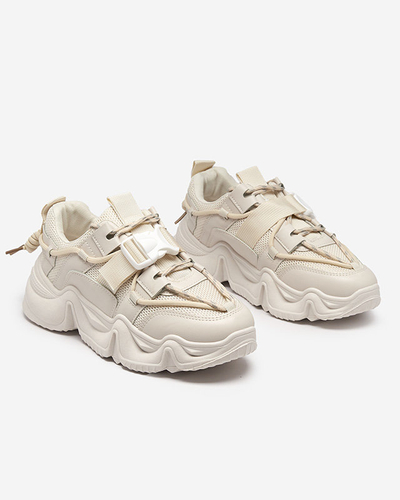 Bēšas sieviešu sporta apavu kedas Electri - Footwear