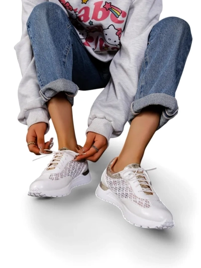 Royalfashion Perforētas sieviešu kedas Ellos