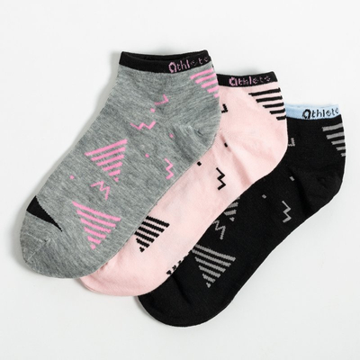 3 / pack multicolored women's socks - Socks