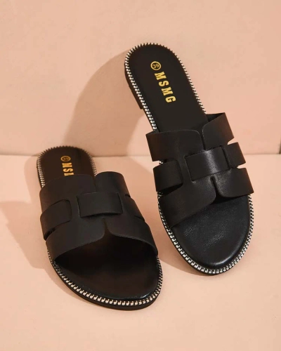 Royalfashion Женские шлепанцы на плоской подошве Omipp