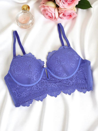 Royalfashion Women's padded lace bustier bra Grace Corset