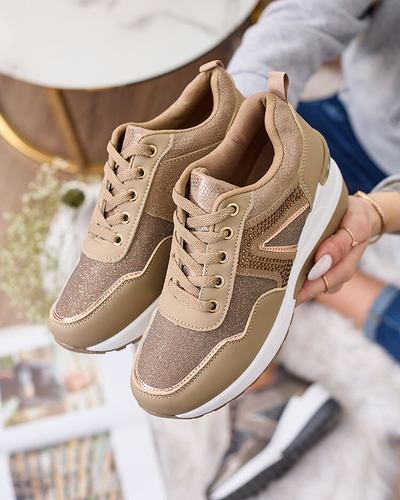 Royalfashion Women's sporty sneakers on a platform Lacyrllia