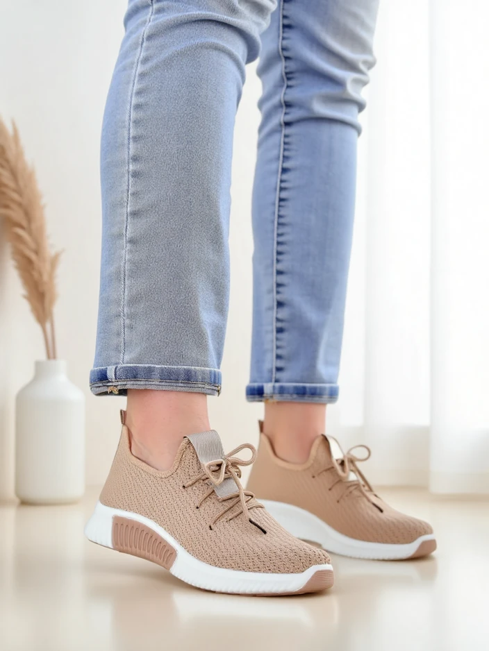 Royalfashion Женские тканевые спортивные кроссовки Vobbu