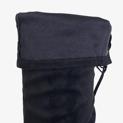 Black women's over-the-knee boots Bimala - Footwear