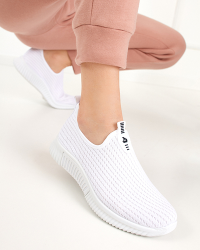 White women's slip-on sports shoes Banila - Footwear