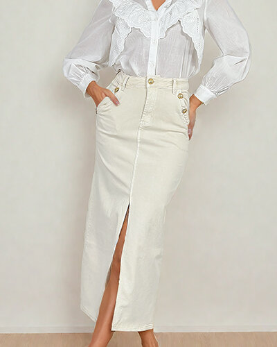 Royalfashion Džinsa sieviešu svārki