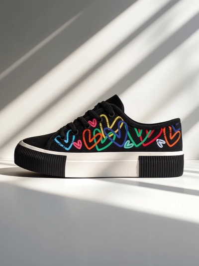 Royalfashion Women's sneakers with print Sercess