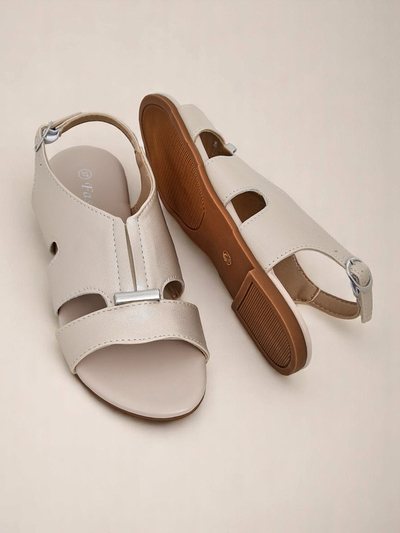 Royalfashion Sieviešu sandales uz plakanas zoles Solea Comfort