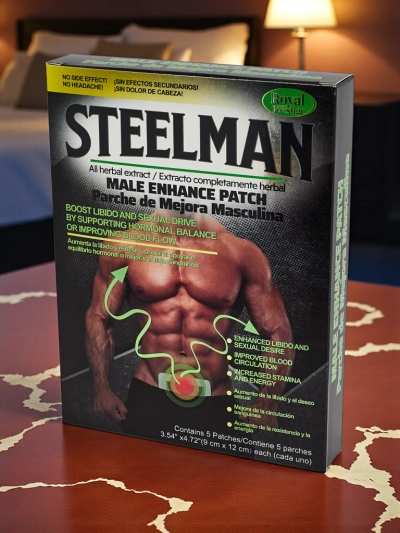 Natural potency enhancing patch for men