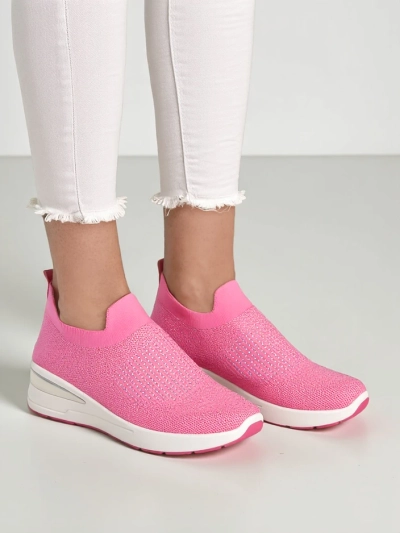 Royalfashion Slēpjamas sieviešu wedge kedas ar rhinestones Qelavise