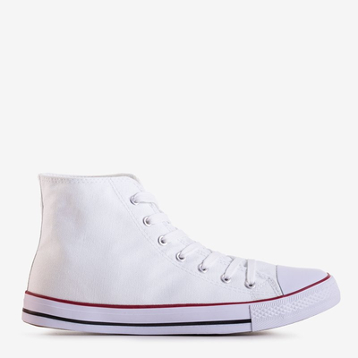 White men's high sneakers Huliwer - Footwear