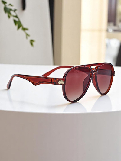 Royalfashion Sunglasses with decorative temples Shadow Aviator
