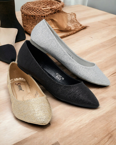 Royalfashion Sieviešu balerīnas Samelvi Glitter