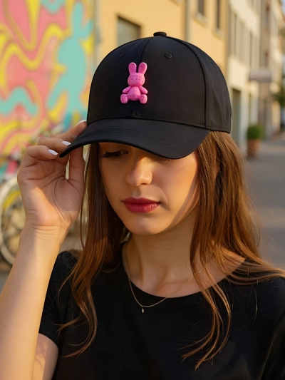 Royalfashion Cap with Bunny Chic Patch