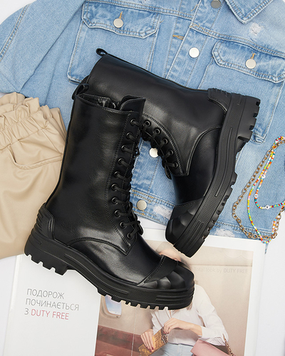 Women's Workers in black Disori- Footwear