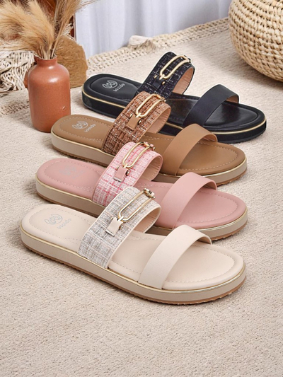 Royalfashion Женские тапочки на плоской подошве Mamma