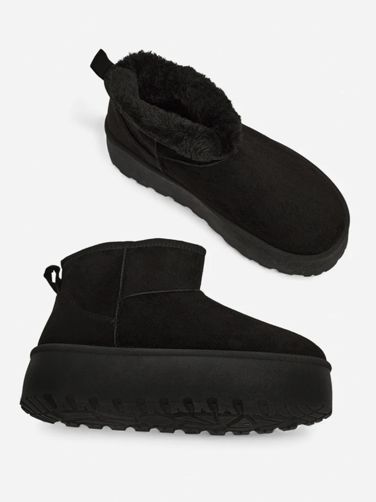 Женские ботинки Luna черные кожаные элегантные на осень