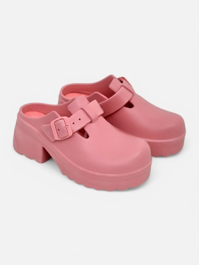 Royalfashion Women's rubber heeled sandals Voxones