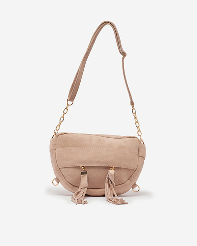 Royalfashion Women's semicircular small handbag