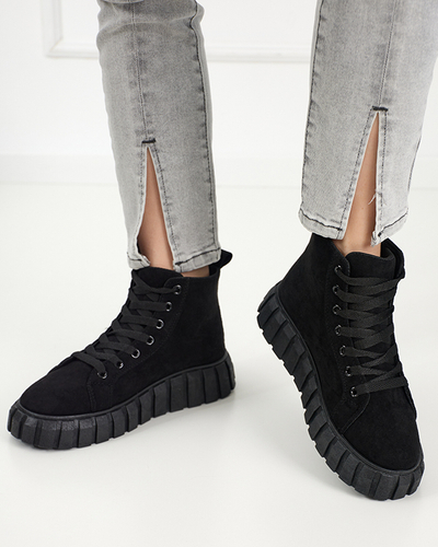 Black women's sports sneakers Omalin - Footwear