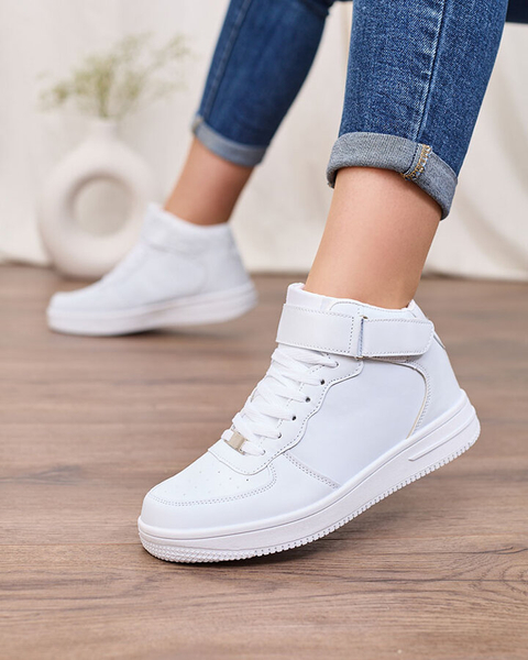 Royalfashion Women's sporty sneakers in white Futtes
