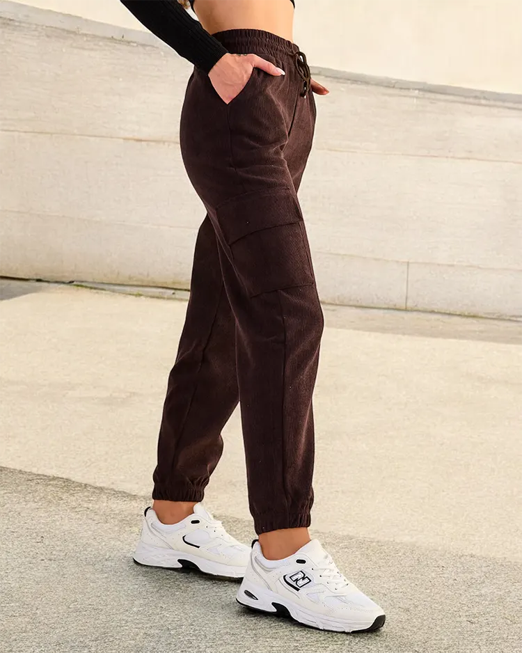 Royalfashion Женские тканевые боевые брюки