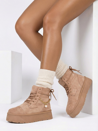 Royalfashion Sieviešu mežģīņu zābaki Woruces