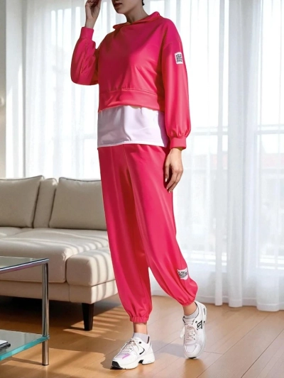 Royalfashion Женский хлопковый комплект с вставкой под рубашку