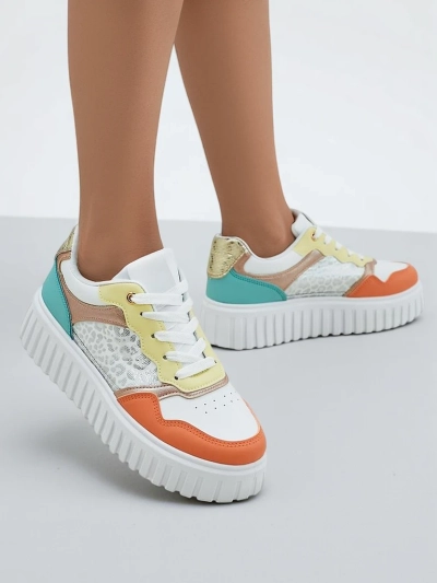 Royalfashion Women's Platform Sports Sneakers Panterr