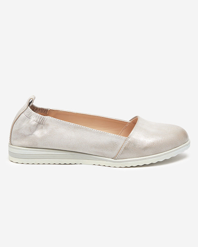 Silver Asya ballerinas - Shoes