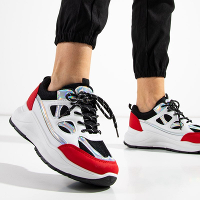 Black and red women's sports shoes Mendrion - Footwear