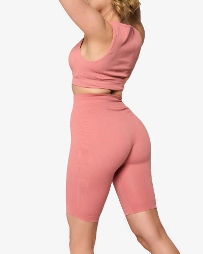 Coral Women's Striped Sports Set - Clothing