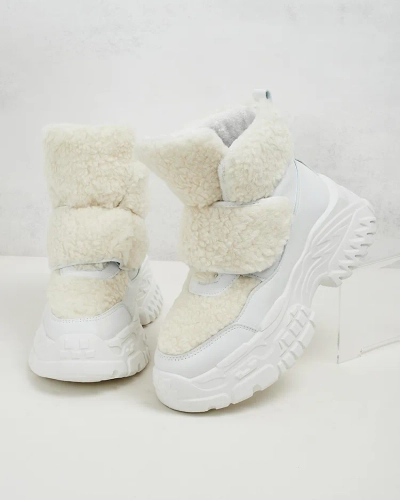 Royalfashion Women's snow boots with sheepskin Segulla