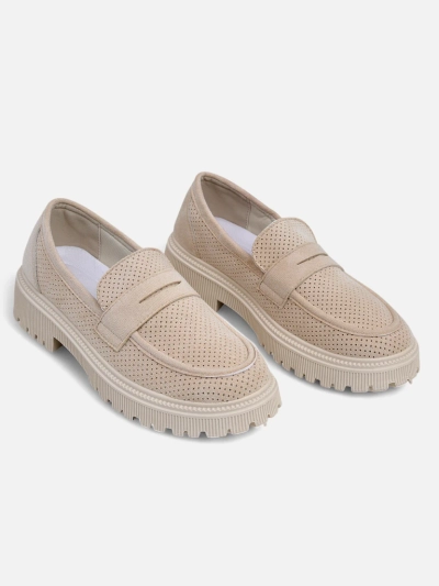 Женские экокожаные мокасины Royalfashion Dunes