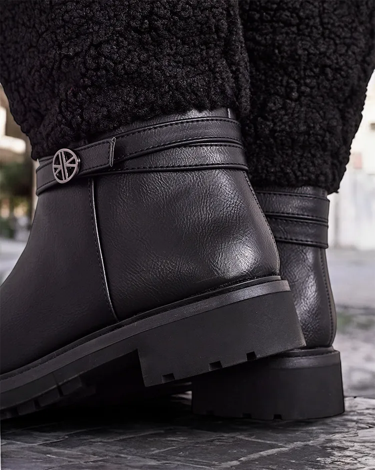 Женские сапоги без шнуровки Royalfashion Cozzue