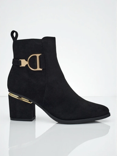 Women's Calyssa Faux Suede Heeled Ankle Boots